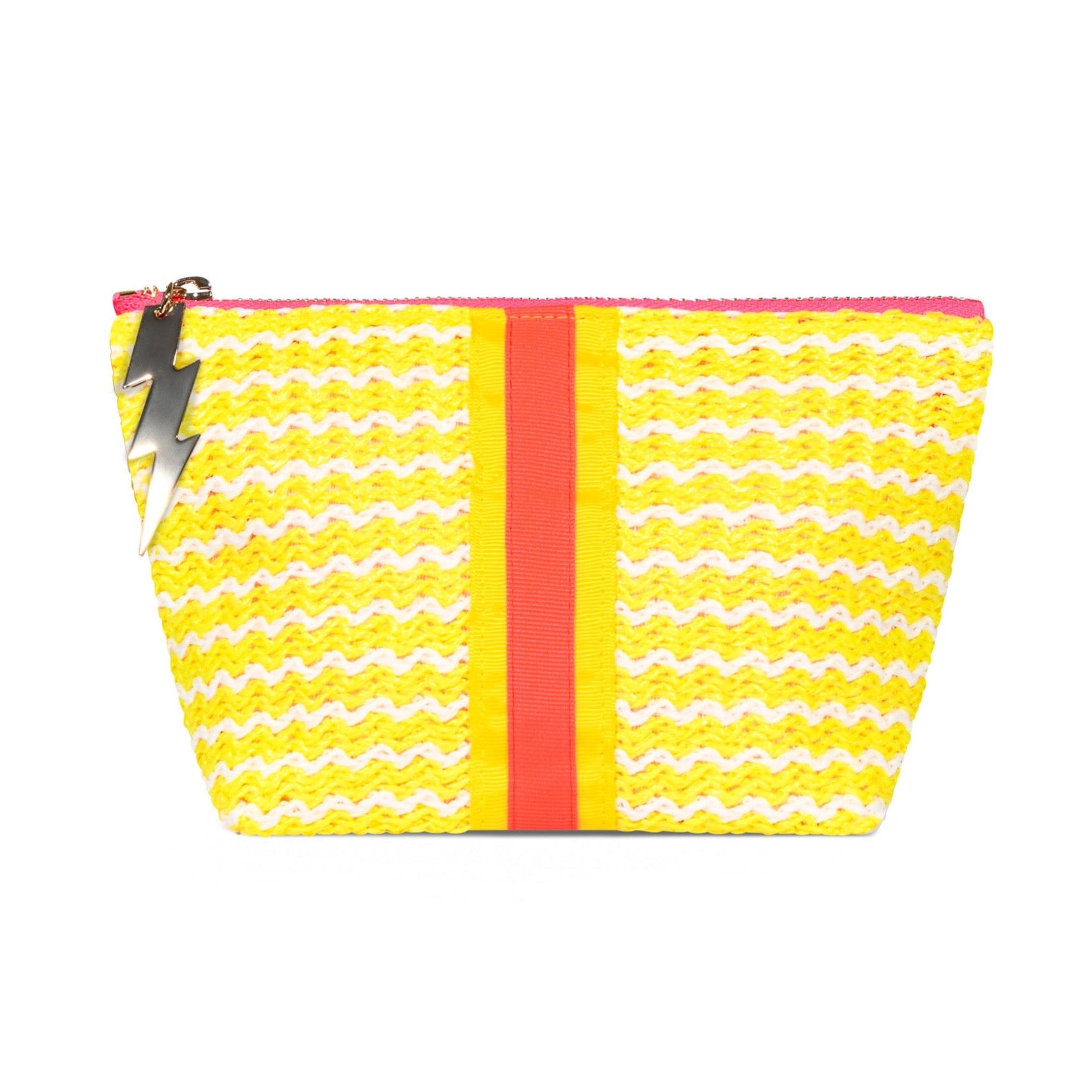 Small Yellow Wiggle Weave Bag - Cockatoo
