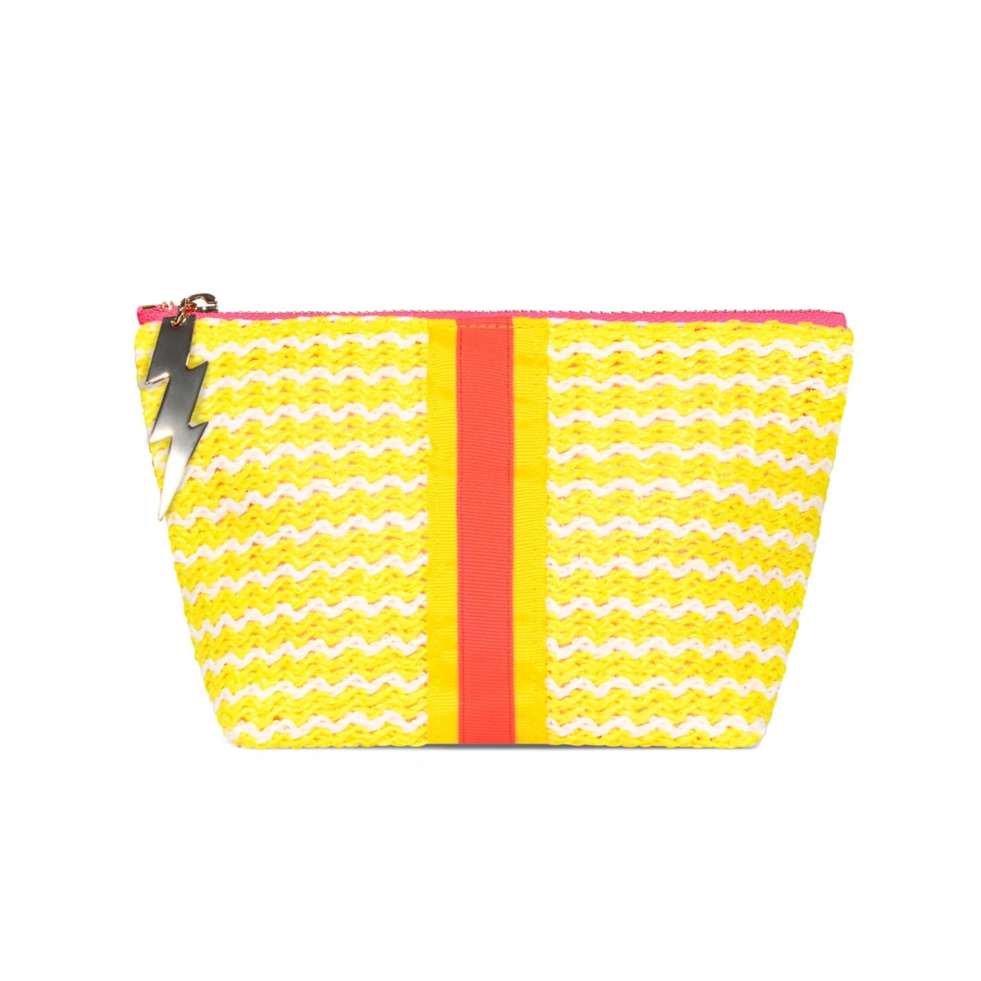 Small Yellow Wiggle Weave Bag - Cockatoo