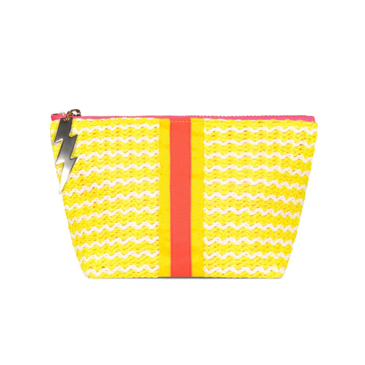Small Yellow Wiggle Weave Bag - Cockatoo