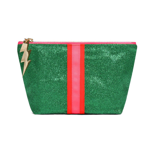 SMALL SUMMER GREEN GLITTER BAG - Cockatoo